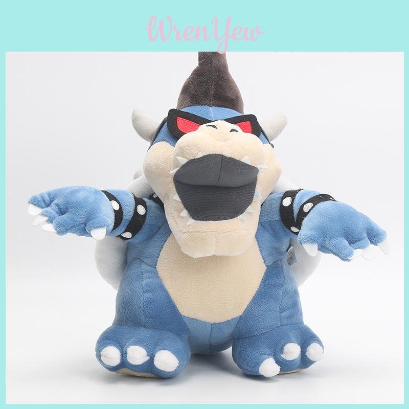 Adorable Super Mario Bros. Dark Bowser Koopa Bones Plush Toy Stuffed Animal Doll 11