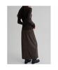 8SECONDS Belted H-Line Long Skirt Khaki