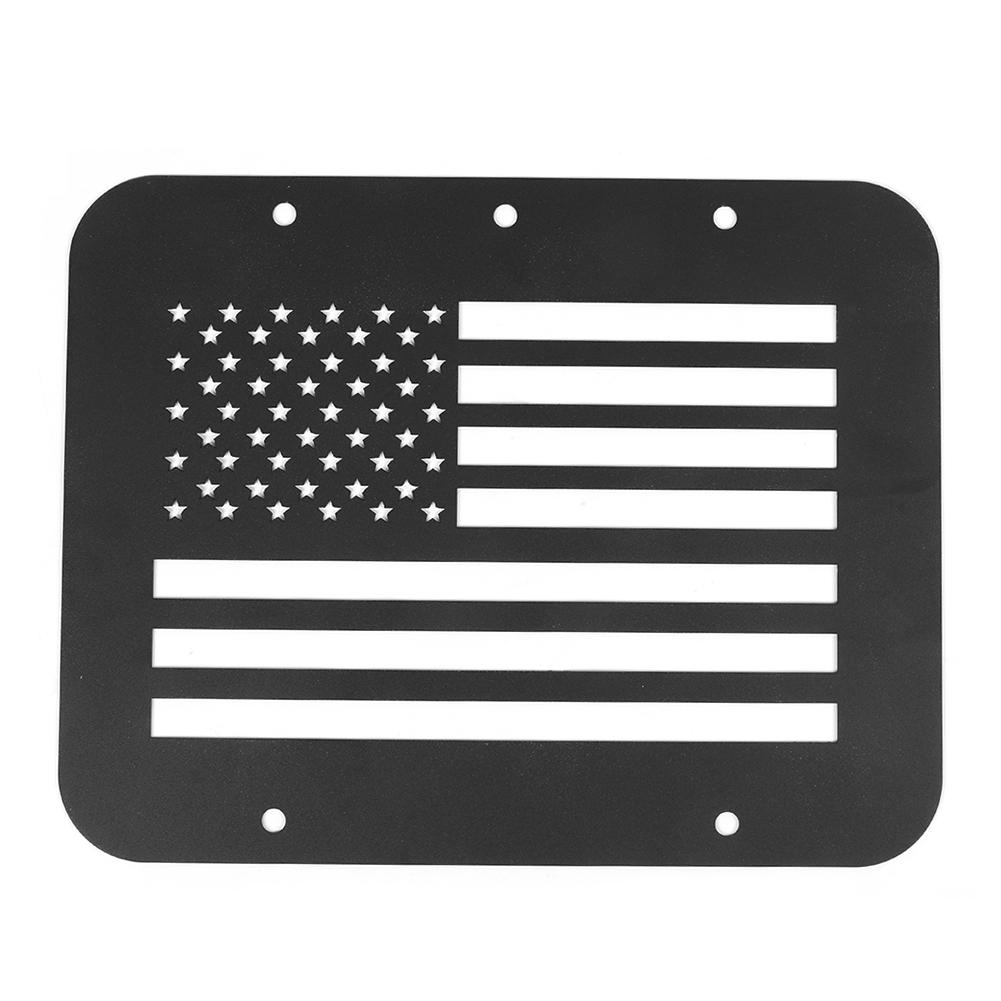 Tailgate Air Vent Outlet Cover Plate National Flag Style Fits for Jeep Wrangler TJ 1997 2006