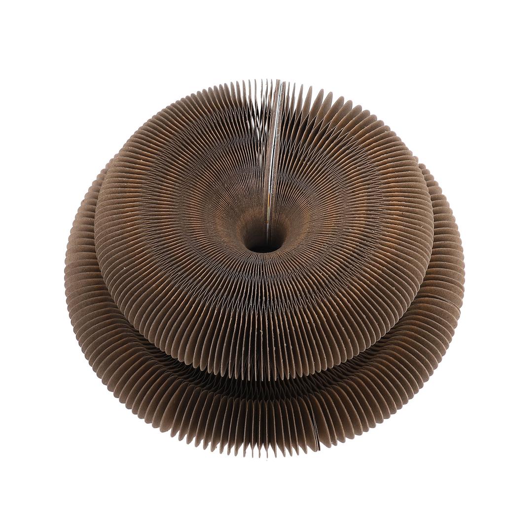 Cat Accordion Scratcher Corrugated Paper with Bell Ball Anti Scratch Foldable Cat Scratching Board