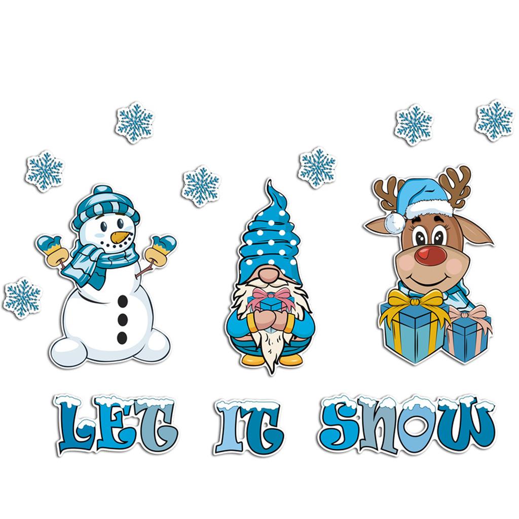 Santa Refrigerator Magnet Garage Door Magnet Decorations Festive Christmas Refrigerator Magnet Set with Santa Claus for Kitchen