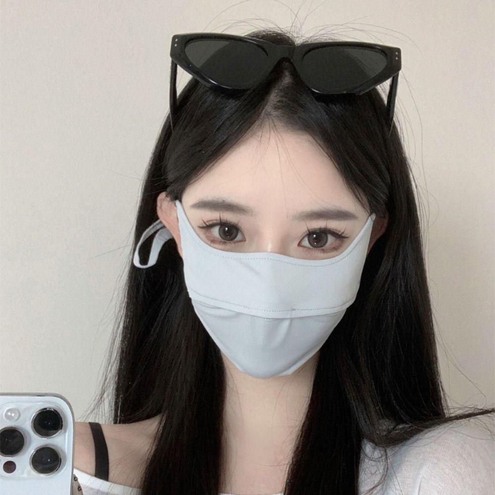 Breathable Sunscreen Mask Anti-UV Riding Face Mask Fashion Face Cover Scarf Outdoor Sports