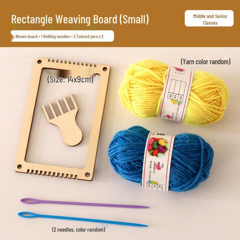 Kindergarten Yarn Weaving Kit for Large Classes – Loom and Craft Supplies Included