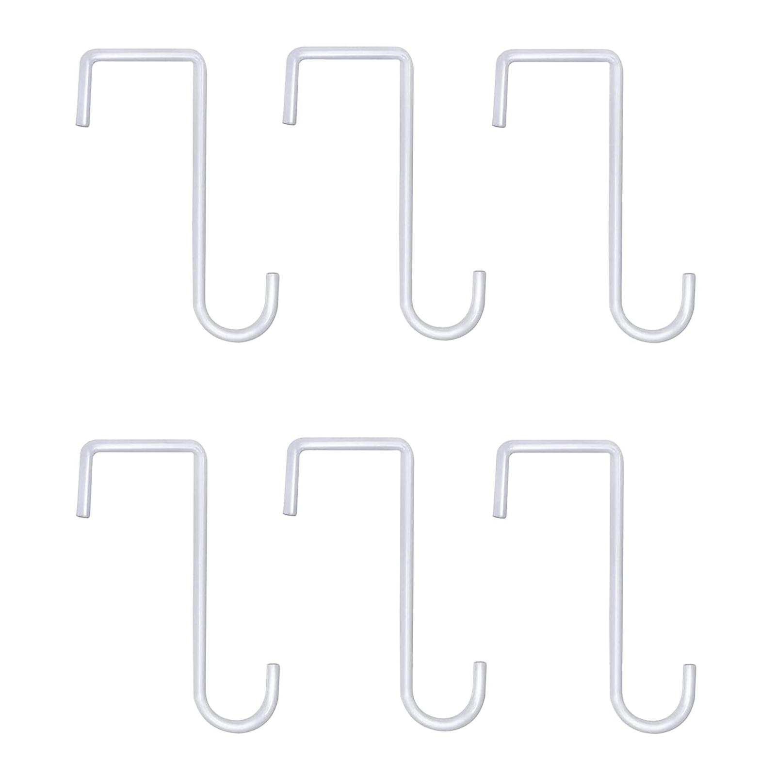 

6 шт. стальной крючок легко подходит для винилового забора, деревянной беседки, беседки, подвесных светильников, растений, кашпо, в помещении и на открытом воздухе