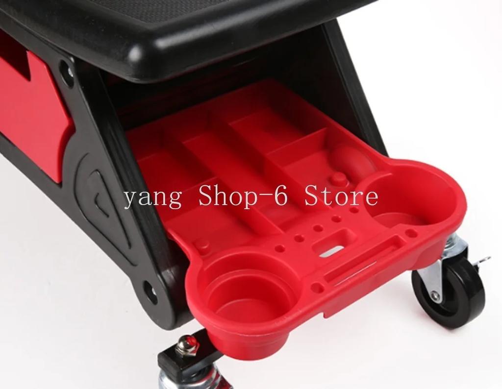 1PC Car Multi-Function Chair Mechanic For Wax Polishing Projects Car Creeper Stool Chair Mobile Creeper Seat Car Wash Supplies