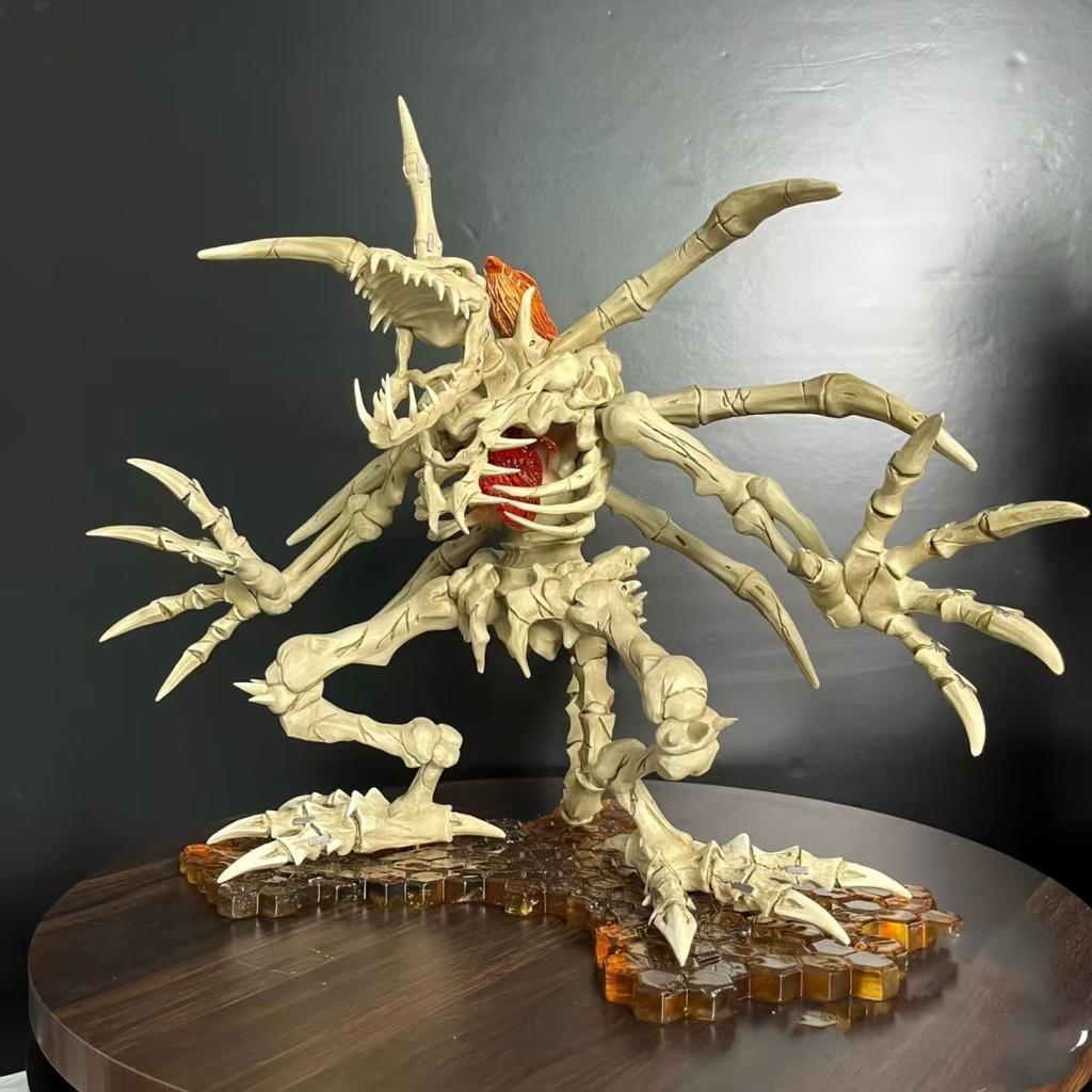 28cm Cartoon Anime Digimon Adventure Characters SkullGreymon Battle Scene Statue Figure Collection Model Toys Ornaments Gift