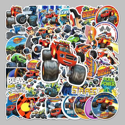 50 Adesivi Graffiti Impermeabili Carrozzone Ciclone - Decalcomanie Creative Cartoni Animati per Scooter, Computer, Tablet.