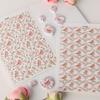 Early Spring Soft Ceramic Earrings Water Transfer Paper Flower Bird Pattern Clay Special Water Soluble Sticker DIY Handmade Tool