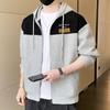 Frühling und Herbst Neues Herren-Hoodie Alle Jungen Hübscher Langarm-T-Shirt Cardigan Hoodie Basis-Shirt