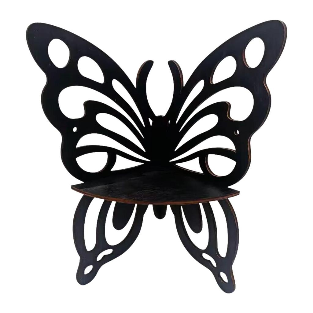 Creative Butterfly Corner Shelf Wooden Display Rack Wall Mounted Furniture for Bedroom Living Room Decor