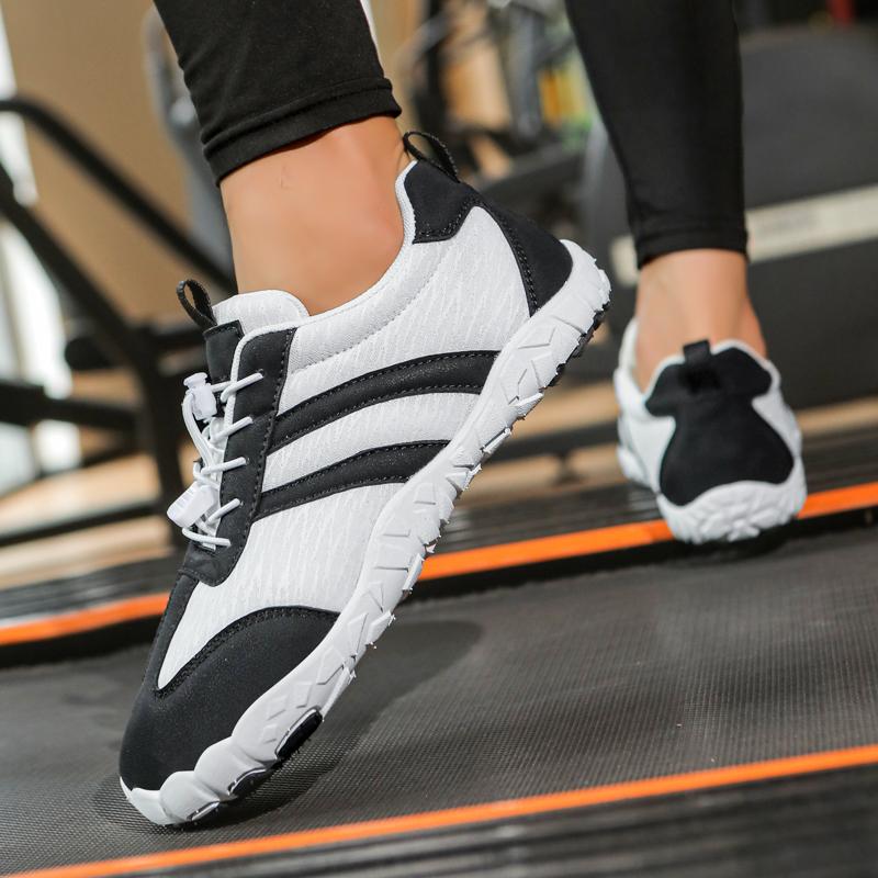 Breathable Training Sneakers Men Women Elastic Fitness Shoes Non-slip Gym Sports Shoes Outdoor Walking Shoes Hiking Trekking Camping