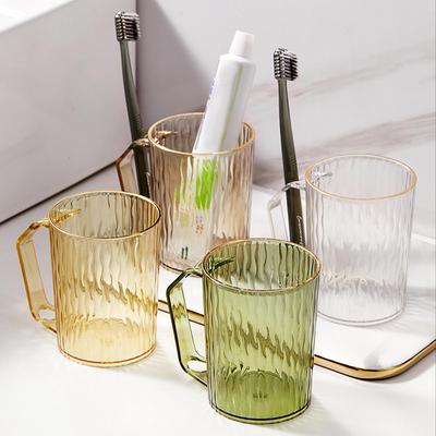 Light Luxury Wash Cup Ins Wind Mouthwash Cup Transparent High Beauty  Toothbrush Cup Household Toothware Cup