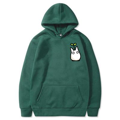 Dámske Dlhé rukávy Studio Ghibli Mikina Totoro Mikiny Mikiny Jeseň Zima Japonská Anime Potlač Pánska Mikina