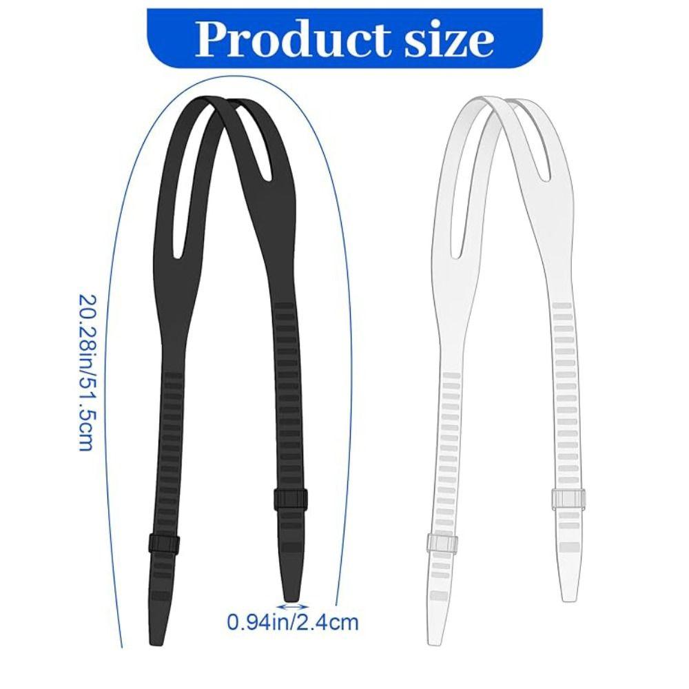 Universal Goggle Straps Replacement Silicone Scuba Mask Strap Dive Mask Strap  Diving Gear