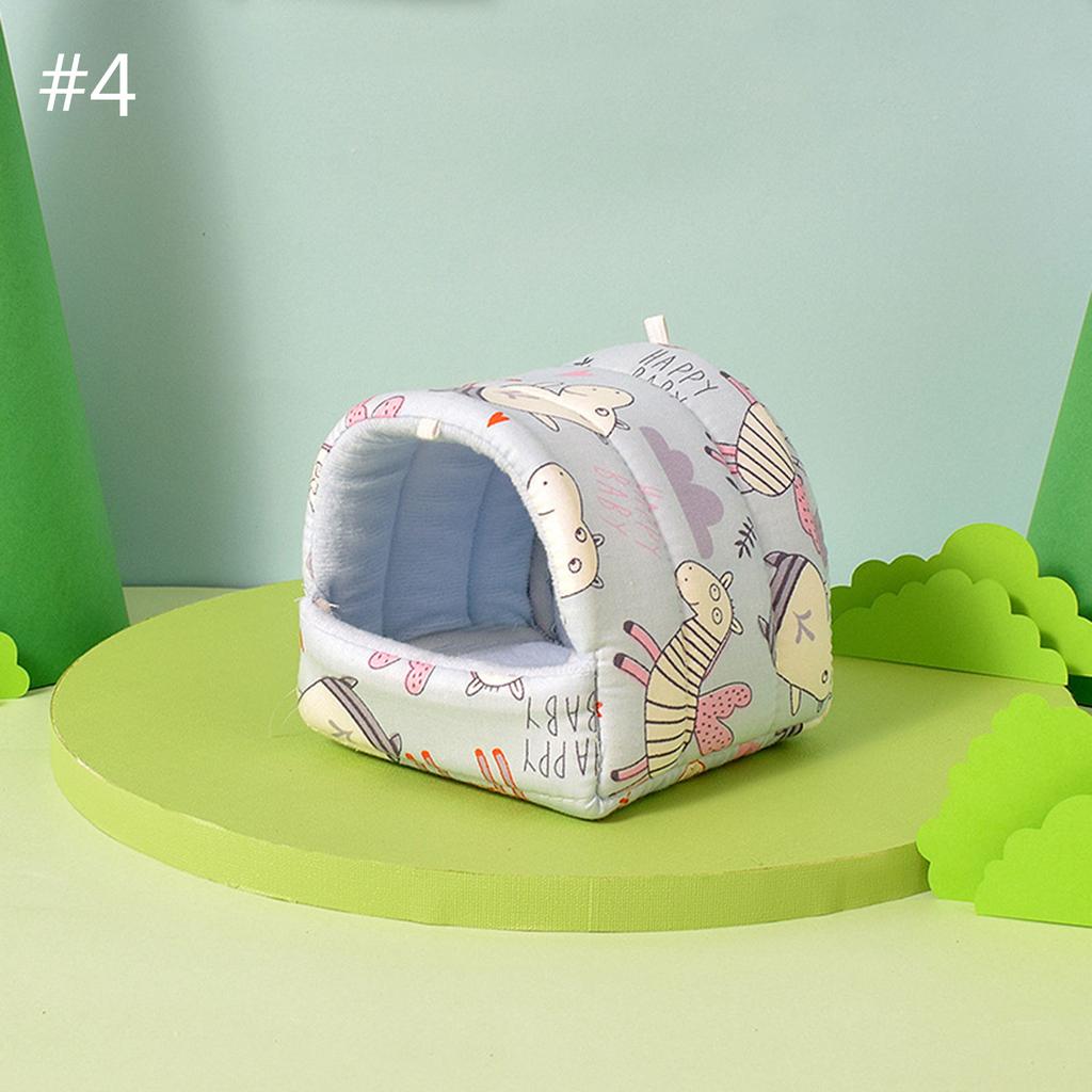 Small Animal Hammock House Hanging Tree Bed Cage Accessories Hamsters Plush Hideout Bedding Bed for Chipmunks Ferrets