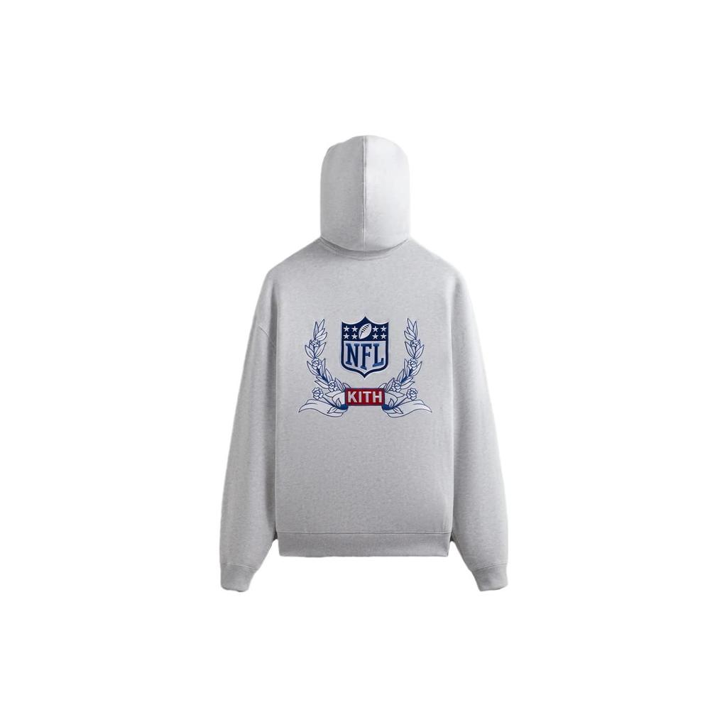 Kith Pentru NFL: Giants Laurel Hanorac Light Heather Grey Topuri unisex KHM031625-002