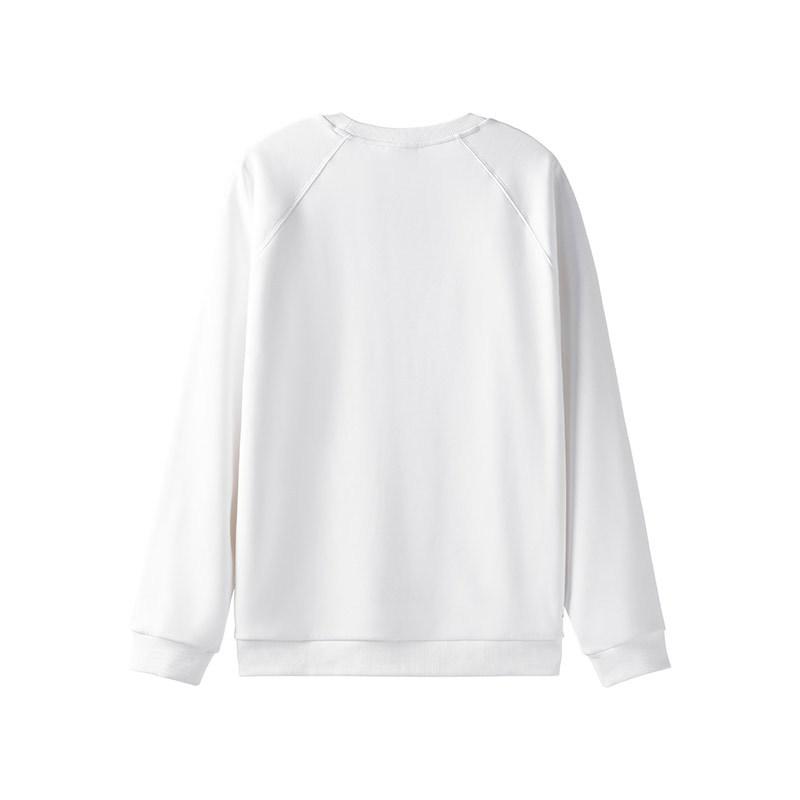 Li-Ning Fashionable Hoodless Round Neck Fleece Warm Long Sleeve Top Comfortable Long Pants Sweatshirt Set Men sets AWDVH05-3+AKLVC99-1