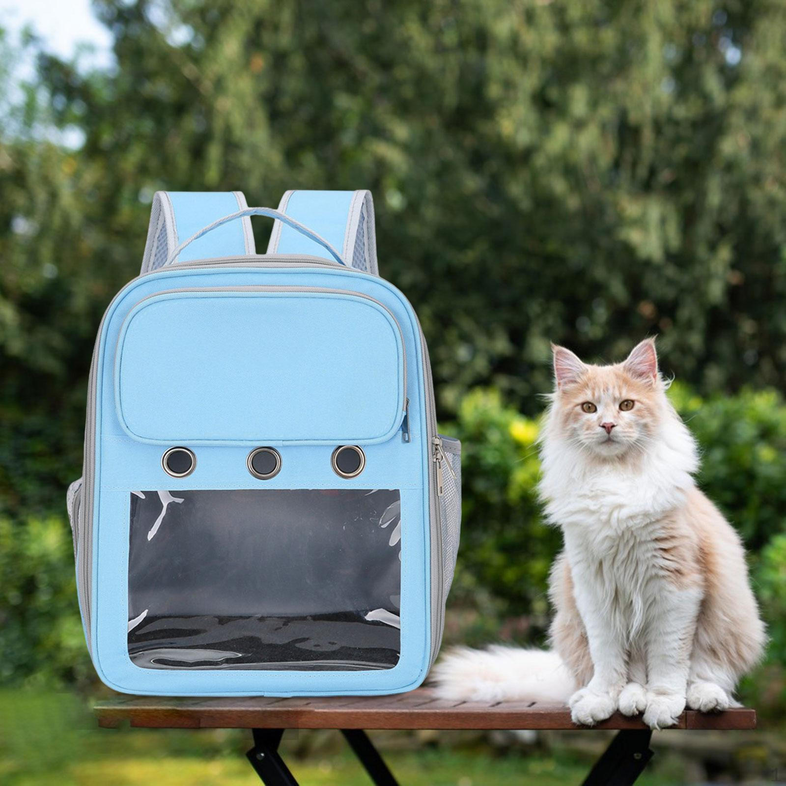 Backpack Carrier for Pets, Suitable Small And Medium Dogs Cats, with Clear Window