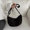 Chic 2024 New Women's Strawberry Print Sling Bag In White Black Pink Brown Colors
