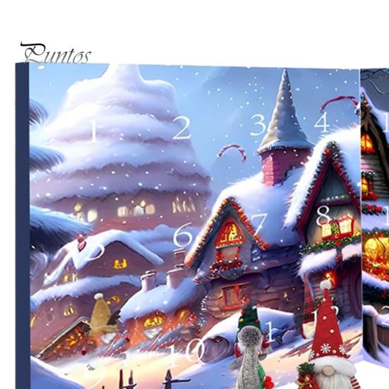 Calendario Avvento Gnomi Natale 2024 - 24 Peluche Gnomi Con Ciondoli Per Albero, Conto Alla Rovescia Natalizio - Foto 2