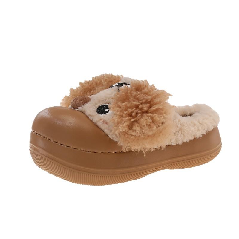 Cute Cotton Slippers Women's 2025 Winter New Fashion Thickened Warm Home Wear Cotton Slippers Women's Winter Slippers