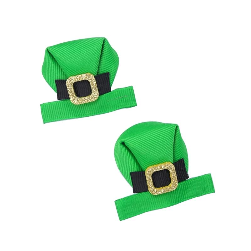 

1 Pair Saint Patrick s Hair Clips Stylish Girls Hair Barrettes Hairclips Side Hairpin Trendy Headwear Hair Accessories