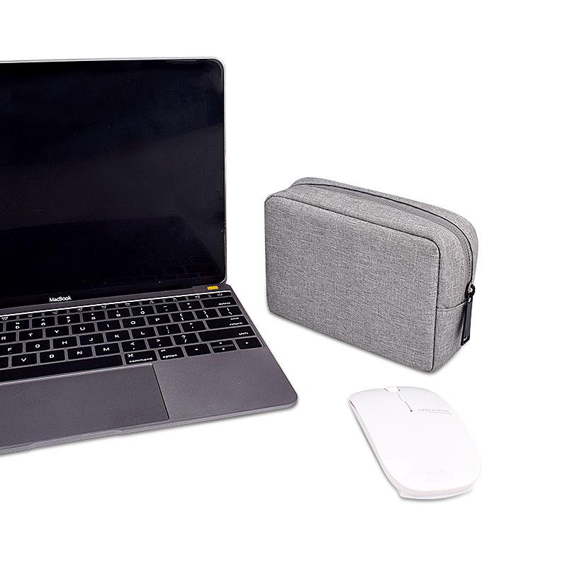 Digital Accessories Organizer: Storage Bag for Mouse, Cables, Power Bank, USB Drive, Security Key, Charger.