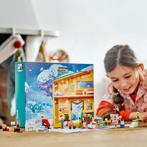LEGO Friends LEGO Friends Adventskalender 2024 Leker Present Bursdagsklosser Pedagogisk jul Jenter Gutter Barn 6 år 7 år 8 år