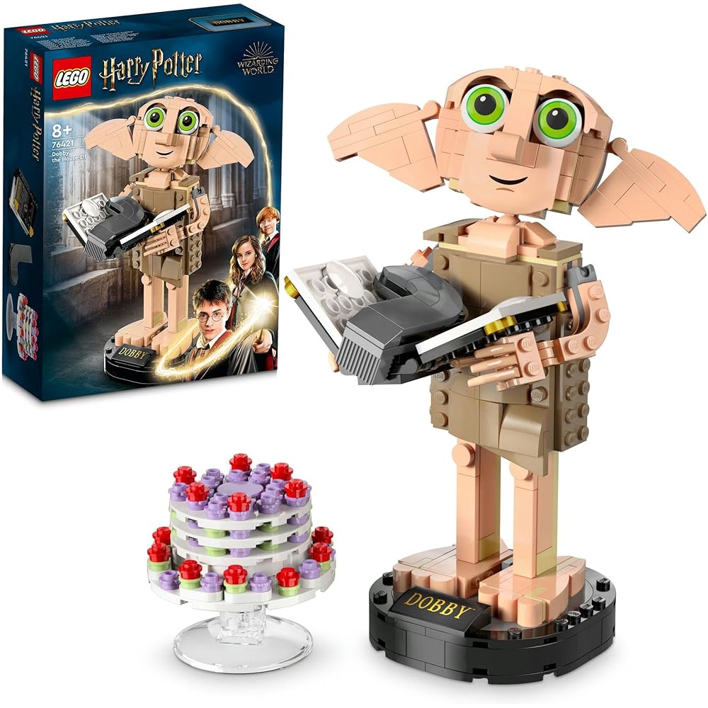 

LEGO Harry Potter Dobby the House Elf Toy Building Blocks for Kids Ages 8-10
