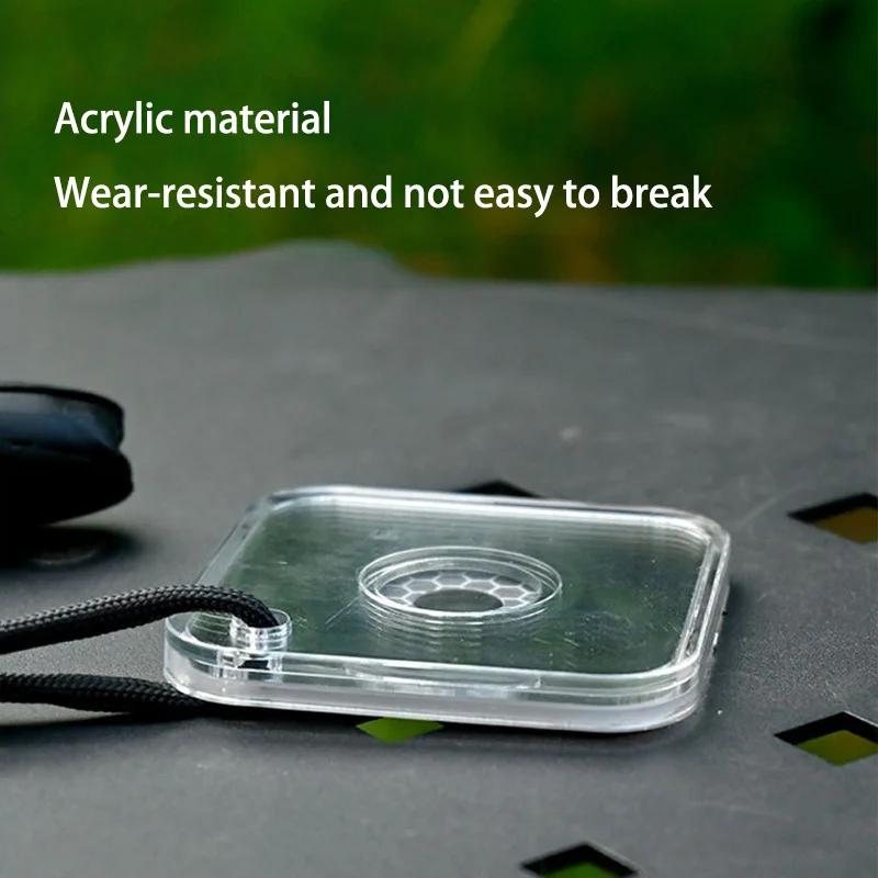 Survival Signal Mirror Outdoor Survival Signal Mirror Lifesaving Tool Reflectorsunlight Reflector Hiking Camping Emergencies
