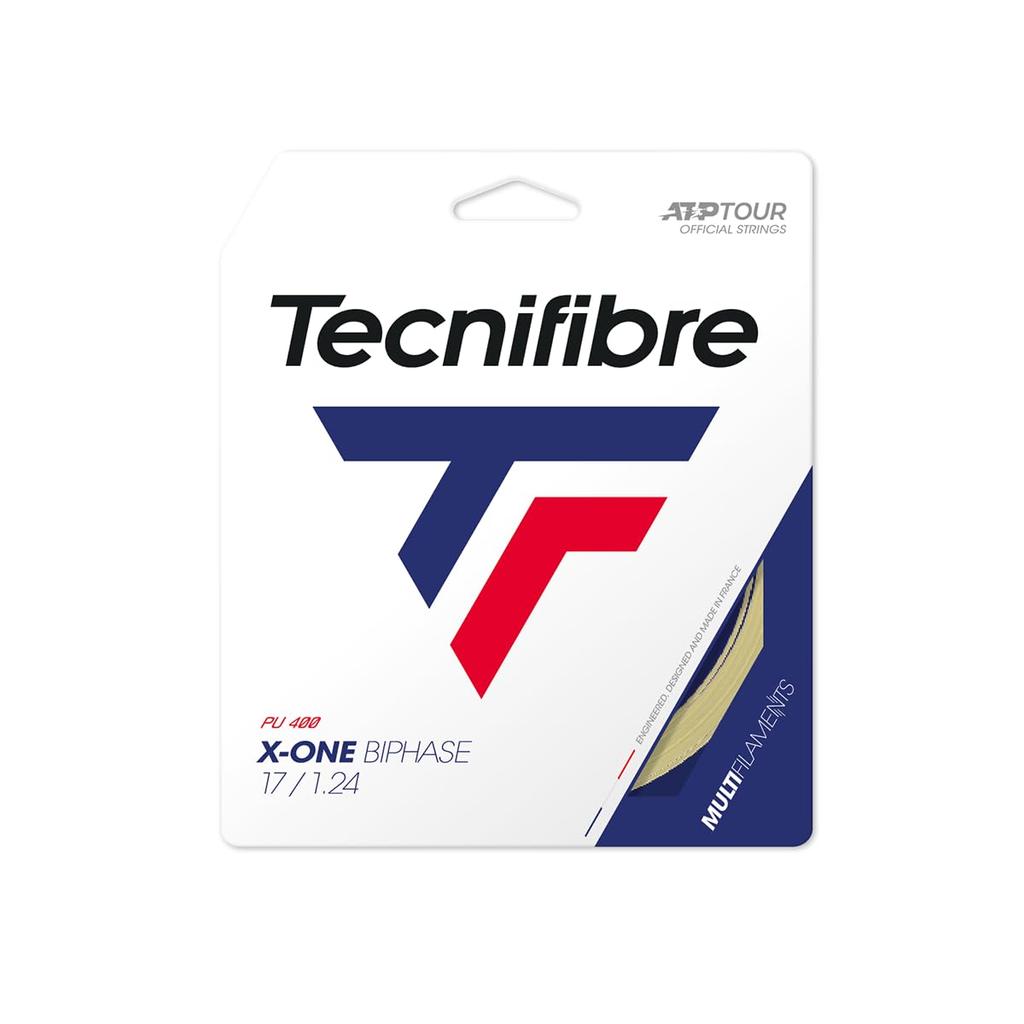 Tecnifibre BIPHASE Tennis TFG201 and TFSG201 X-ONE String, 1.24mm,