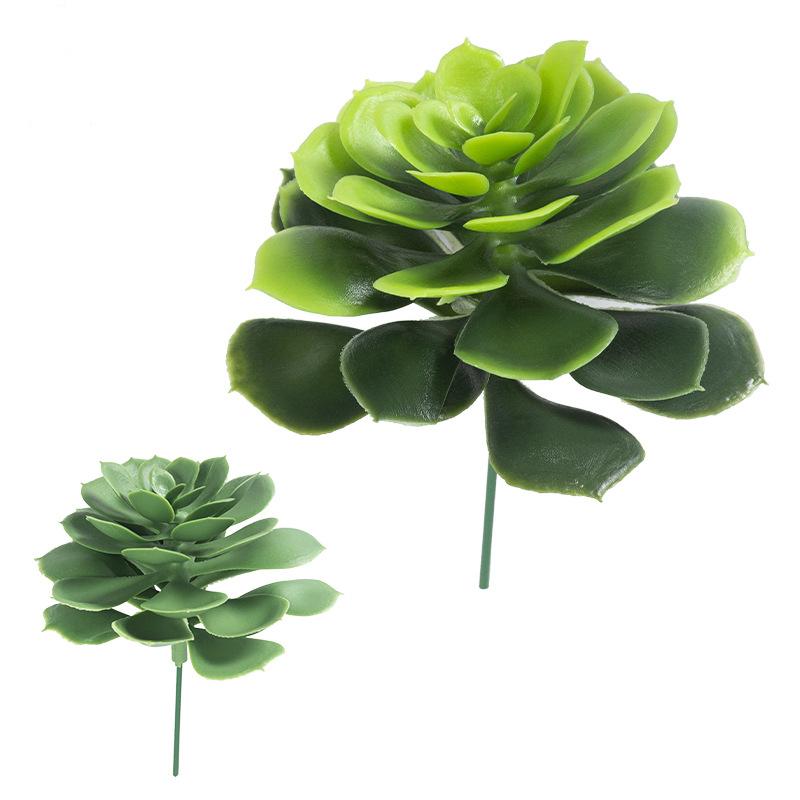 Diy Simulated Succulent Plant Head 1-2 Yuan, Mini Fake Succulent Bonsai With Flowers, Supermarket Decorations