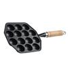 Sartén para Aebleskiver de 14 Agujeros Antiadherente Parrilla Sartén para Tortitas Fabricante de Takoyaki Bolas de Ebelskiver/Tortitas