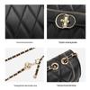St&Sat Quilted Chain Shoulder Crossbody Bag
