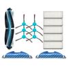 Replacement HEPA Filter Side Brush Mop Pad Roller Brush For Cecotec Conga 1290 1390 Robot Vacuum Cleaner Spare Accessories