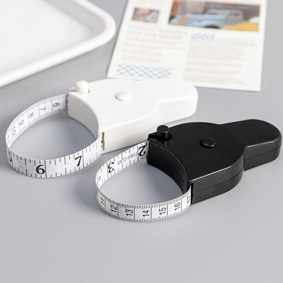 Compact Plastic Fitness Measuring Tape - User-Friendly Tool for Gauging Body Measurements, Ideal for Arms, Legs, Waist, And Chest