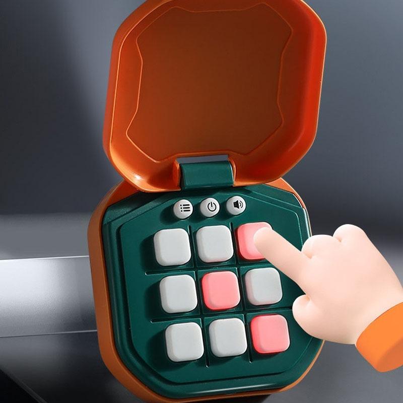 Tic-Tac-Toe Board Board Multifunctional Electronic Handheld Electronic Game Consoles Exercise Logical Thinking and Interaction