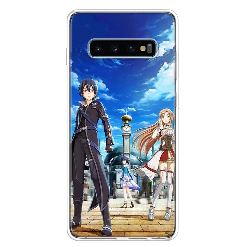 Sword Art Online kirito and asuna For Samsung Galaxy S25 S24 S23 S22 Ultra Phone Case S21 Plus S20 FE S10 + S25Edge Fundas Cover