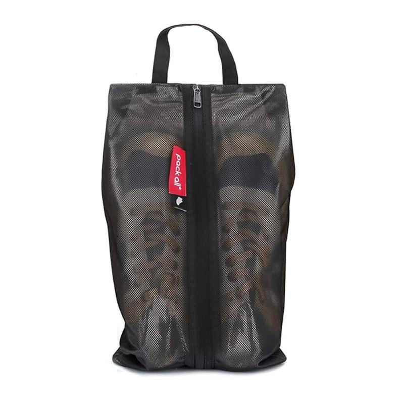 Outdoor Travel Hand Shoe Bag Multi-functional Beach Bag Visible Breathable Mesh Gauze Storage Bag Can Print Advertising LOGO