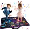 106x80CM Dancing Blanket Kids Electronic Dance Mat Double Players Mode with 9 Levels Kid Floor Music Blanket Educational Toys