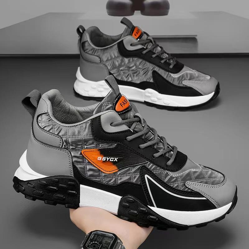 

Sneakers men s 2024 new thick-soled heightening dad shoes outdoor casual Forrest Gump shoes Korean version trendy soft-soled shoes 39