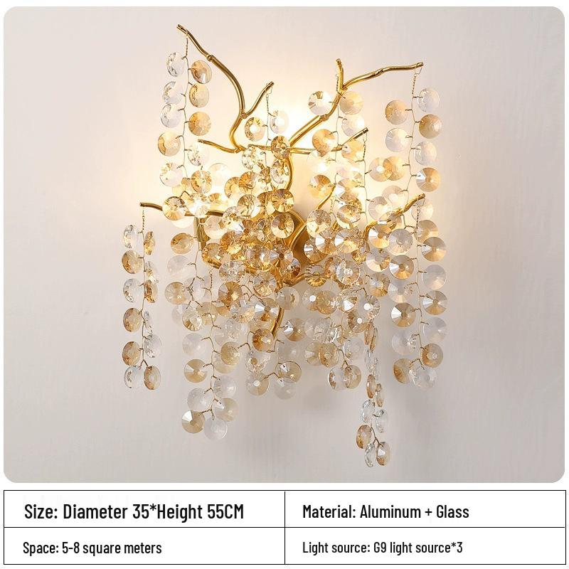 Luxury Creative Branch Wall Lamp for Living Room and Bedroom