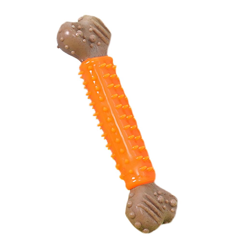 Dog Pet Toy Self-Entertainment TPR Bone-Shaped Chew Stick, Chew-Resistant Puppy Small Dog Chew Toy, 1PC