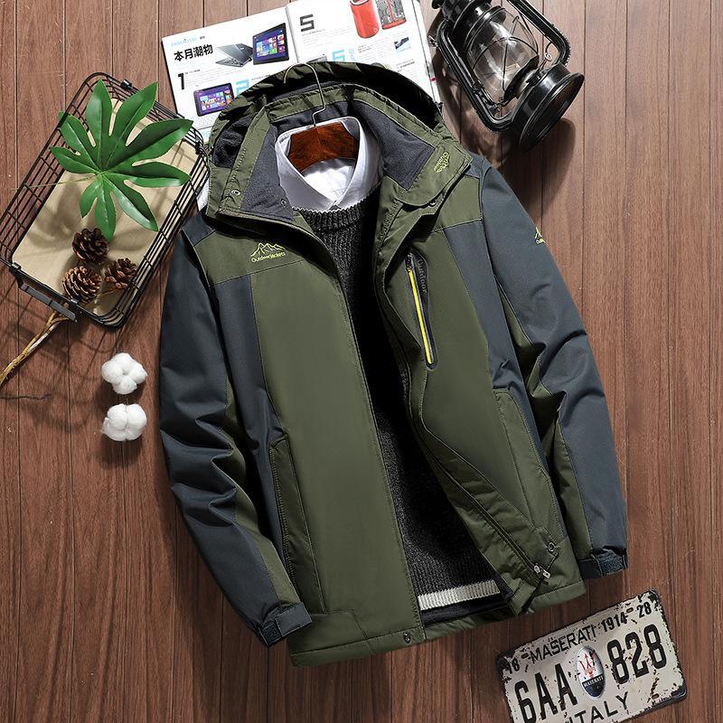 Outdoorjacke Herren Herbst Neue Bergsteigerjacke Dünne Herren Casual Winddichte Kapuzenjacke