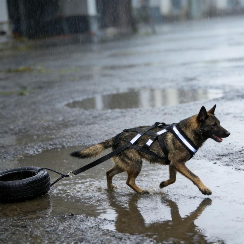 Imbracature per slitta da cane Pet Strong Training Sledge Supplies Imbracatura da slitta per cane da allenamento