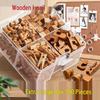 Wooden Push Pins for Felt & Cork Boards - T-Pins, Thumb Tacks, Message Board, Kindergarten Display