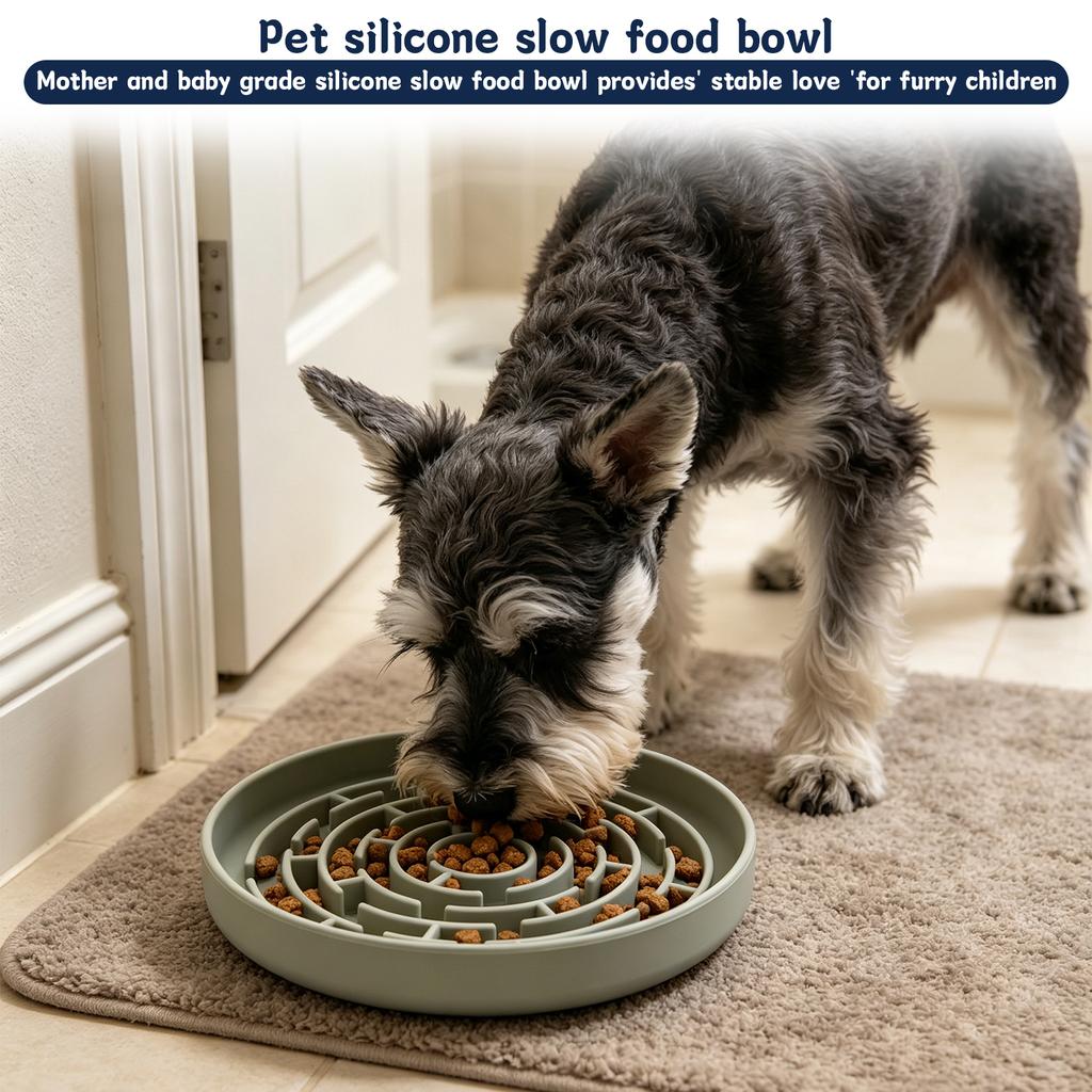 Popular Silicone Bowl For Dogs, Licking Plate, Pet Licking Mat, Silicone Suction Cup, Slow-licking Mat, -choking Slow-feeding Bowl.