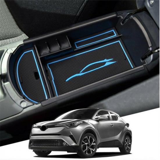 Car Glove Storage Box Center Console Armrest For Toyota C-HR CHR 2016 2017 2018