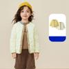 Children's Autumn and Winter Solid Color Simple Short Down Jacket