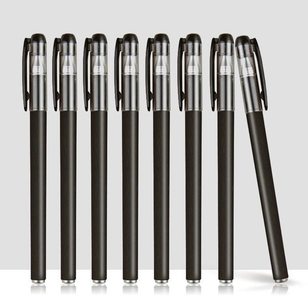 10PCS Stationery Gel Pen Black/Red/Blue Ink Neutral Pen Students Gift Writing Tools  Students